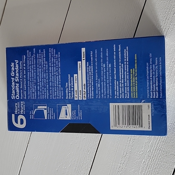 Maxell VHS Tape 6 Hours Never opened - Picture 3 of 6